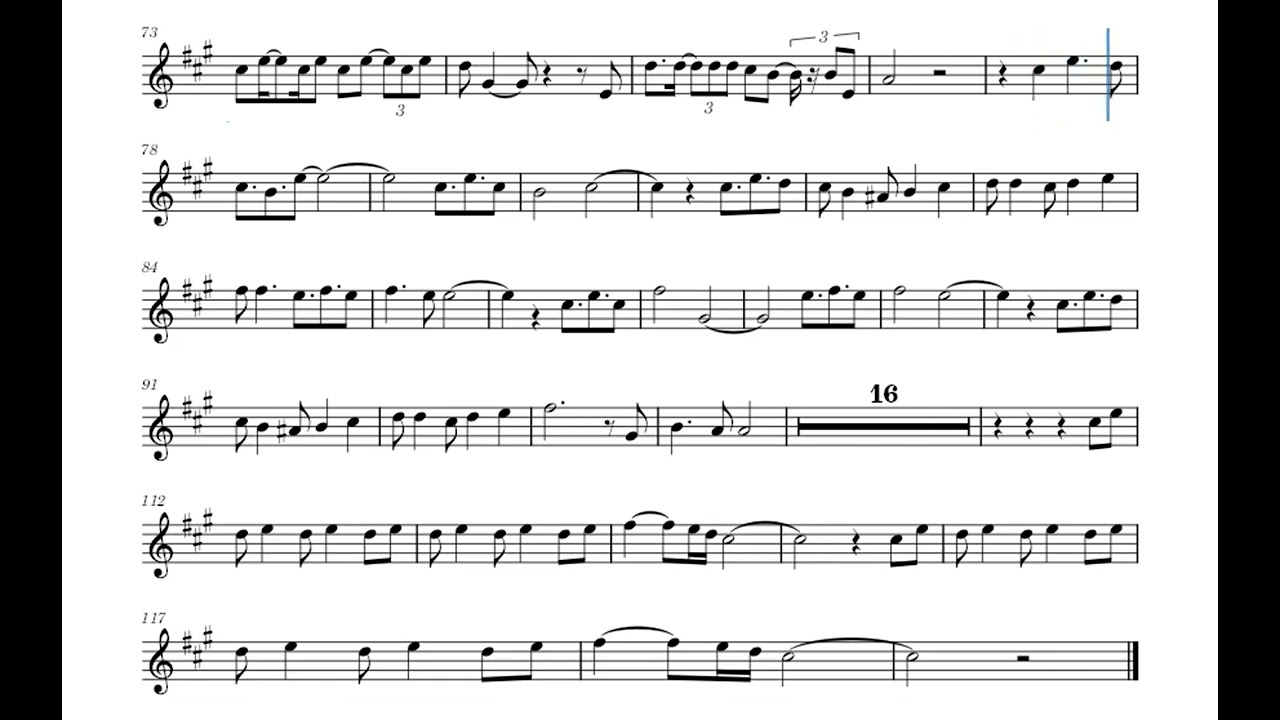 Amor Eterno Sax Alto Partitura