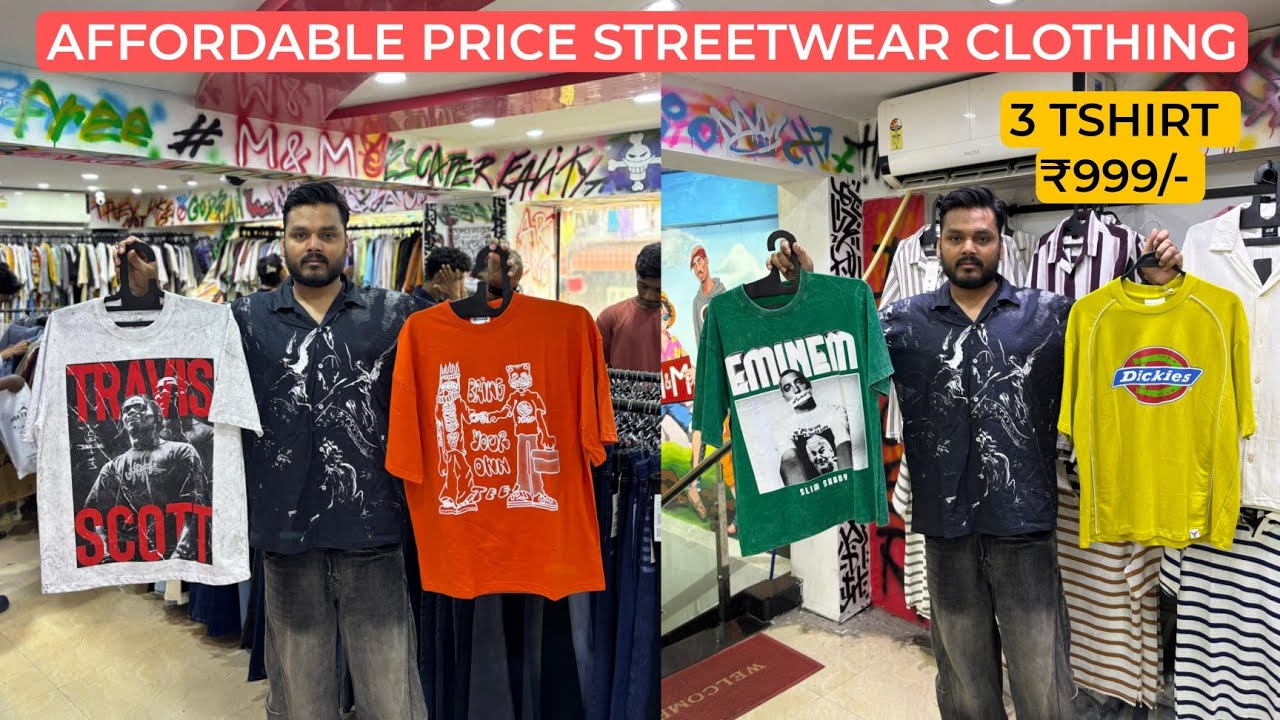 M&M Fashion | Unseen Streetwear Clothing | Affordable Price | 3 Tshirts ₹999/- | Puja Collection