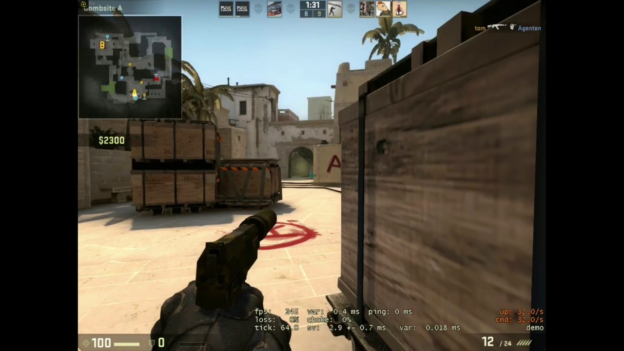 CS:GO Eco 4k with USP - Insane clutch - PatTV