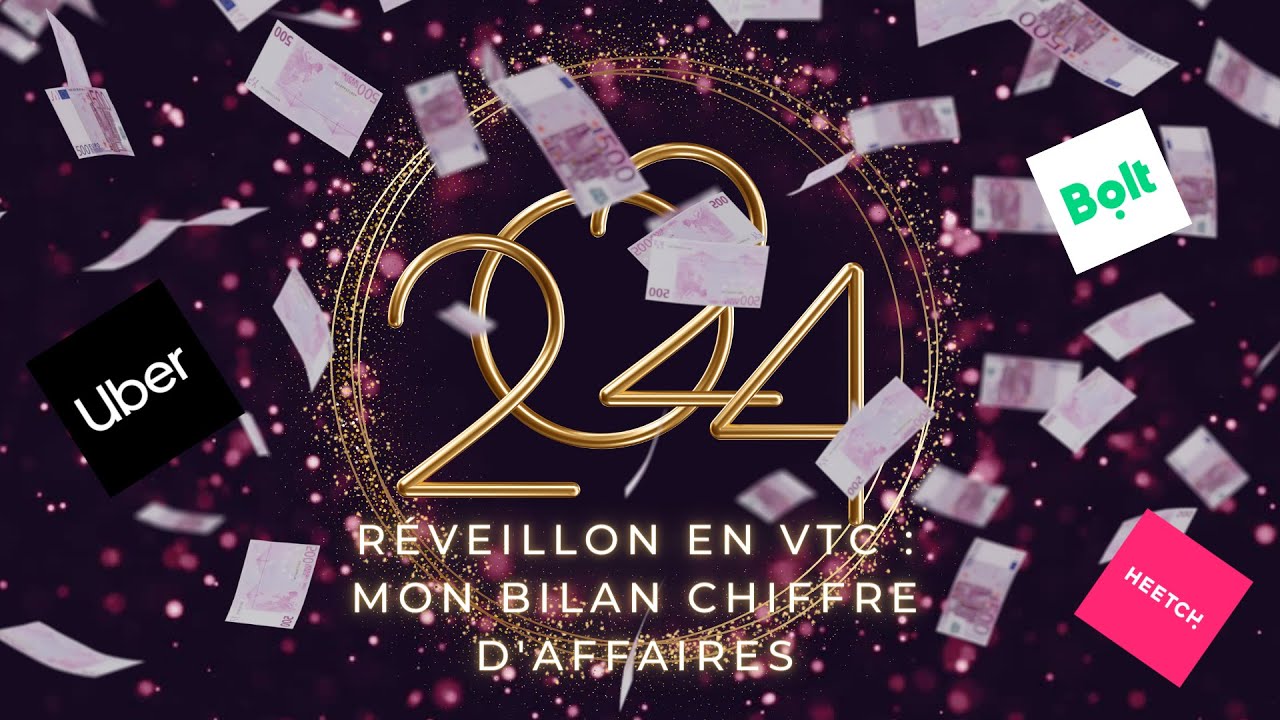 Réveillon en VTC :  Mon Bilan Chiffre d'Affaires