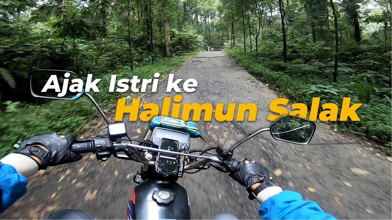 Honda Win 100 Adventure-an di Taman Nasional Gunung Halimun Salak Bogor (Gunung Bunder)