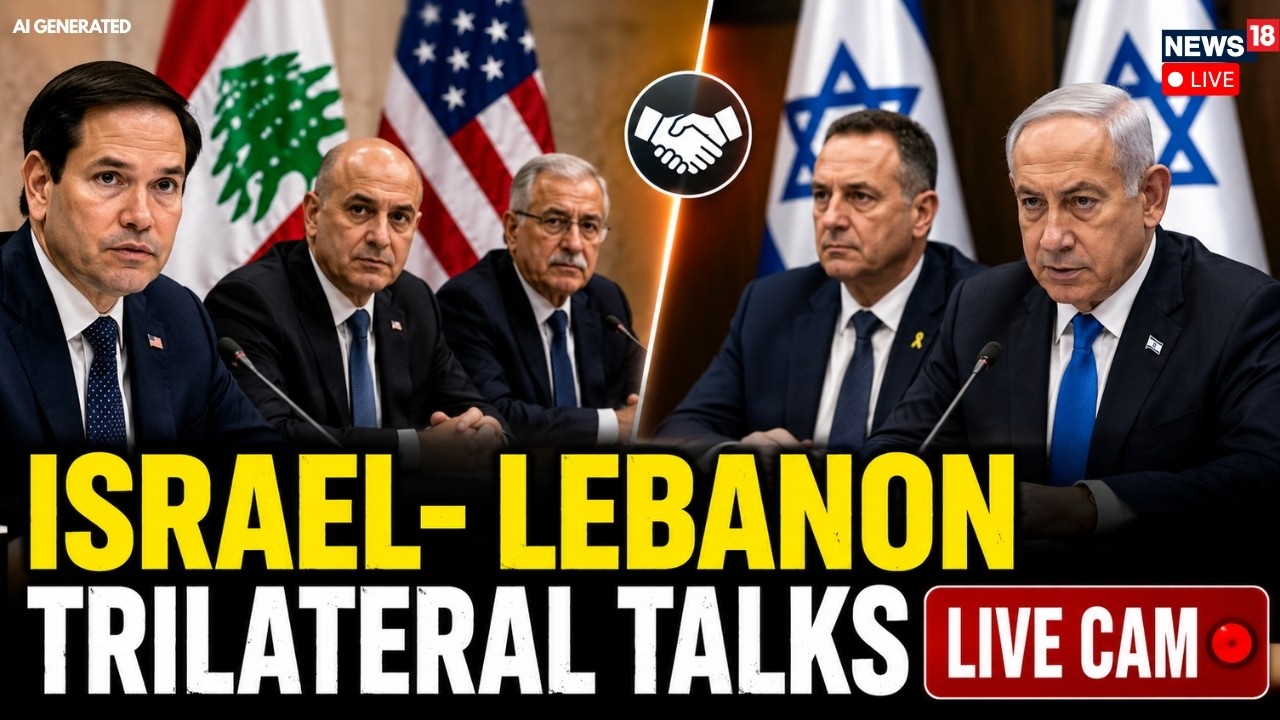 Israel-Lebanon Trilateral Talks LIVE: US Mediates Crucial Border Security Dialogue | Iran-Israel