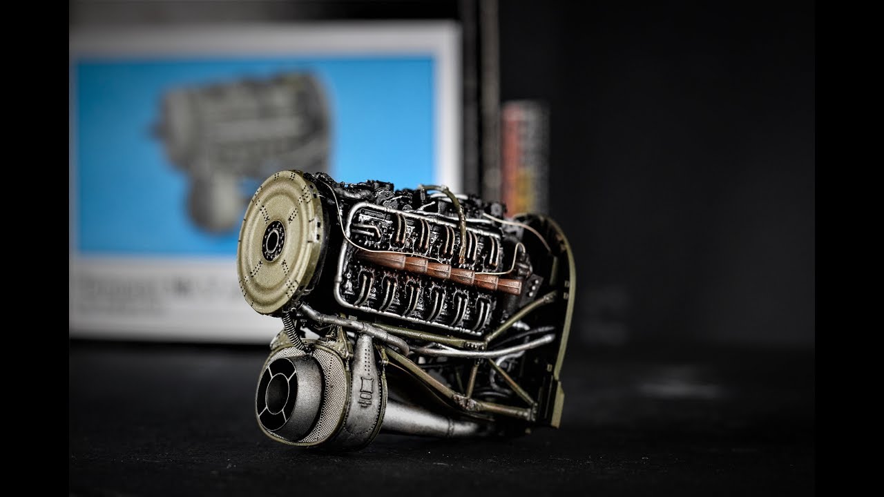 Tempest V Sabre Engine, Eduard Resin Kit 1/48 Scale, build video