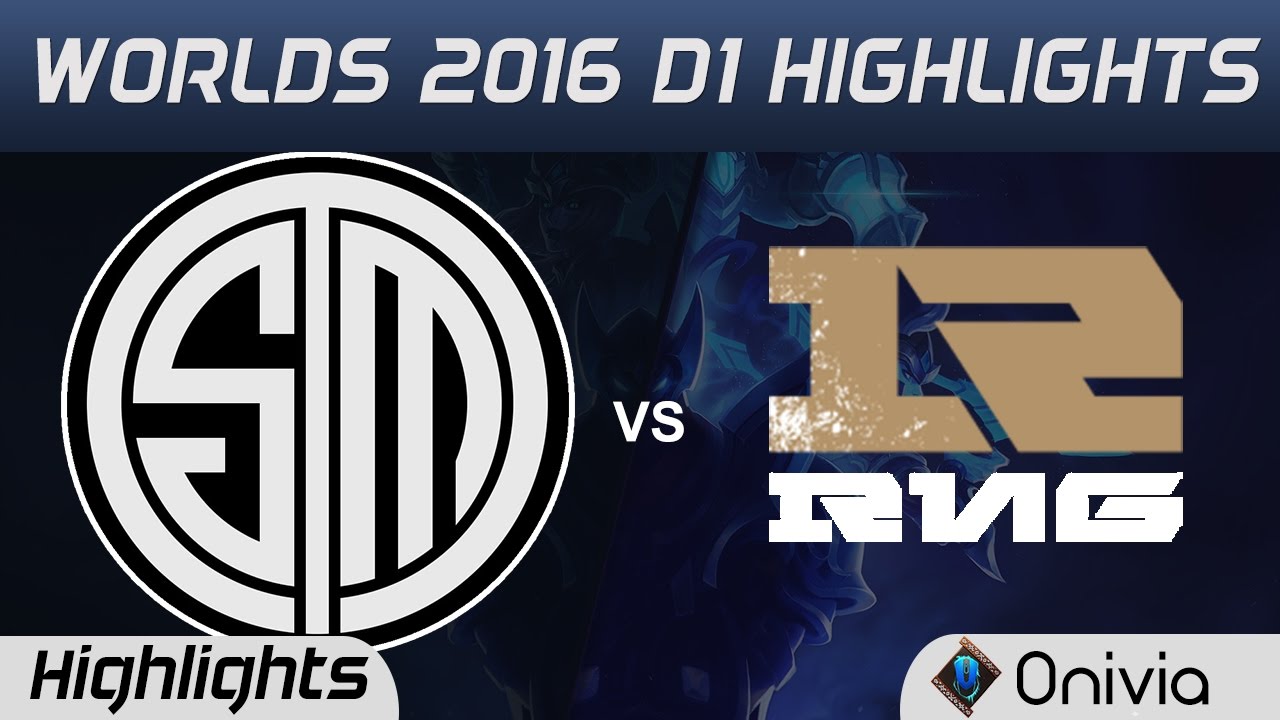 TSM vs RNG Highlights Worlds 2016 D1 Team Solo Mid vs Royal Never Give Up