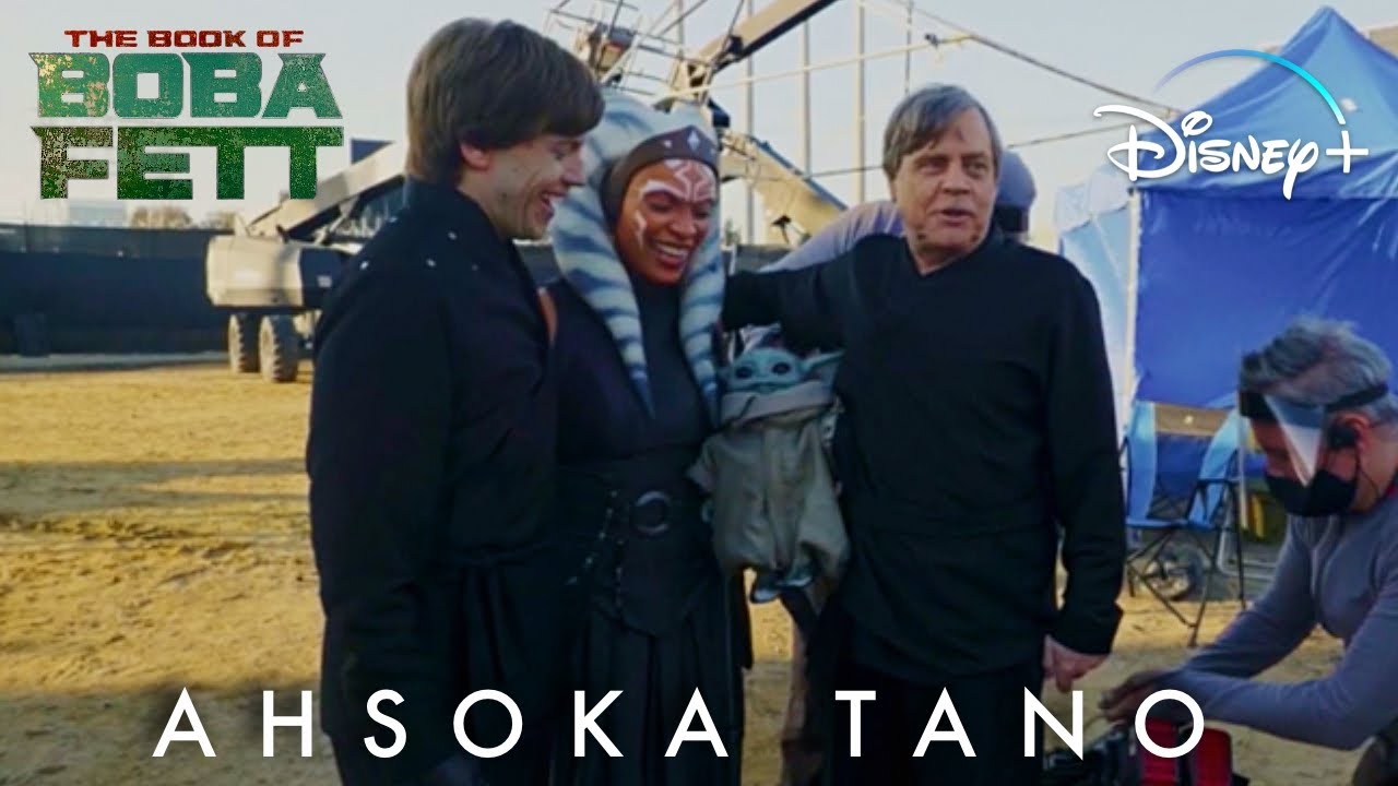Star Wars The Book of Boba Fett - Behind the Scenes - Ahsoka Tano | Disney+