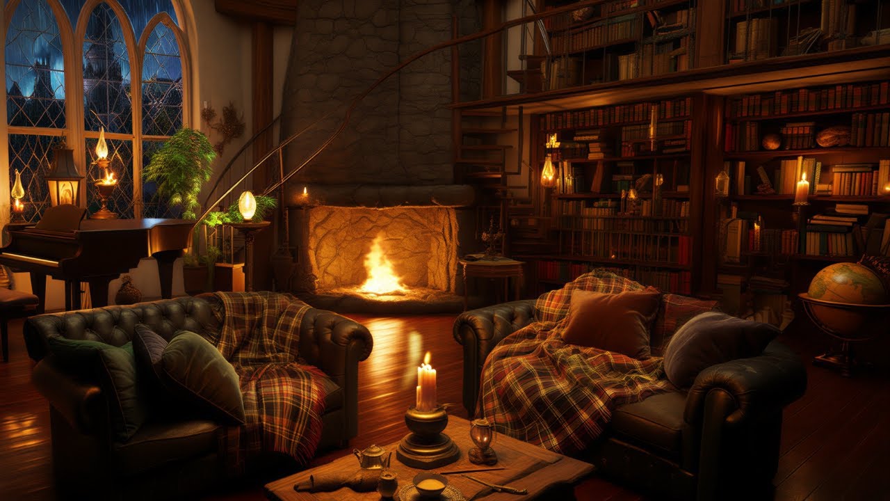 Cozy Piano Ambience 🎹 | Warm Living Room Music for Relaxation & Sleep