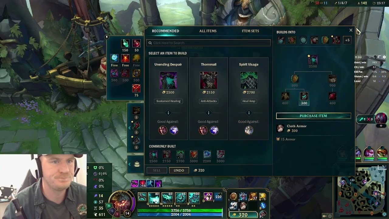 League of legends. Maokai comeback (top lane)