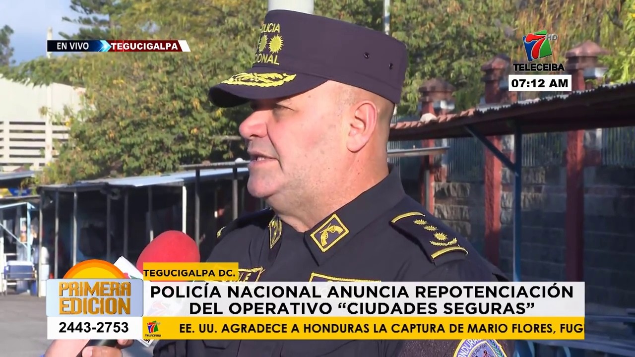 Policía Nacional anuncia repotenciación de operativos ''ciudades seguras''