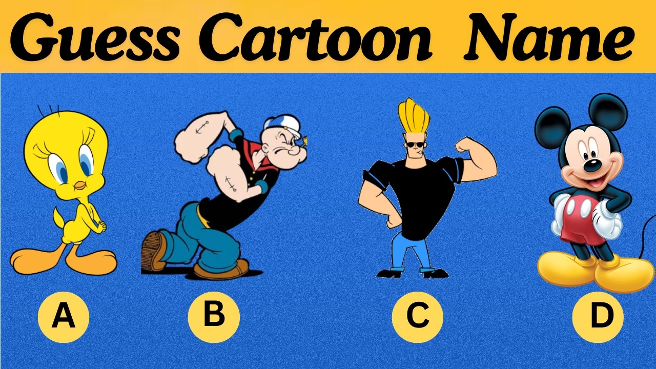 Guess the Cartoon Character Quiz 👀🤩 || Quiz_2026 ||  Childhood_Character ||
