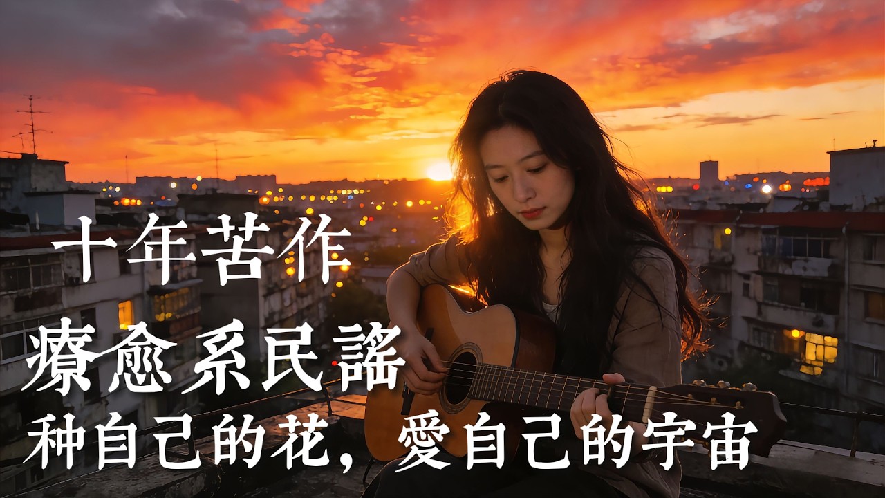 【夏天最後一晚】偶然間哼出的旋律，居然被寫成了歌 |愛自己是終身浪漫的開始 | 🎸沉浸式原創吉他彈唱  🎧可愛豹子小姐#民謠小酒館#療愈音樂#華語流行#民謠#助眠#懷舊歌曲 #中文歌曲