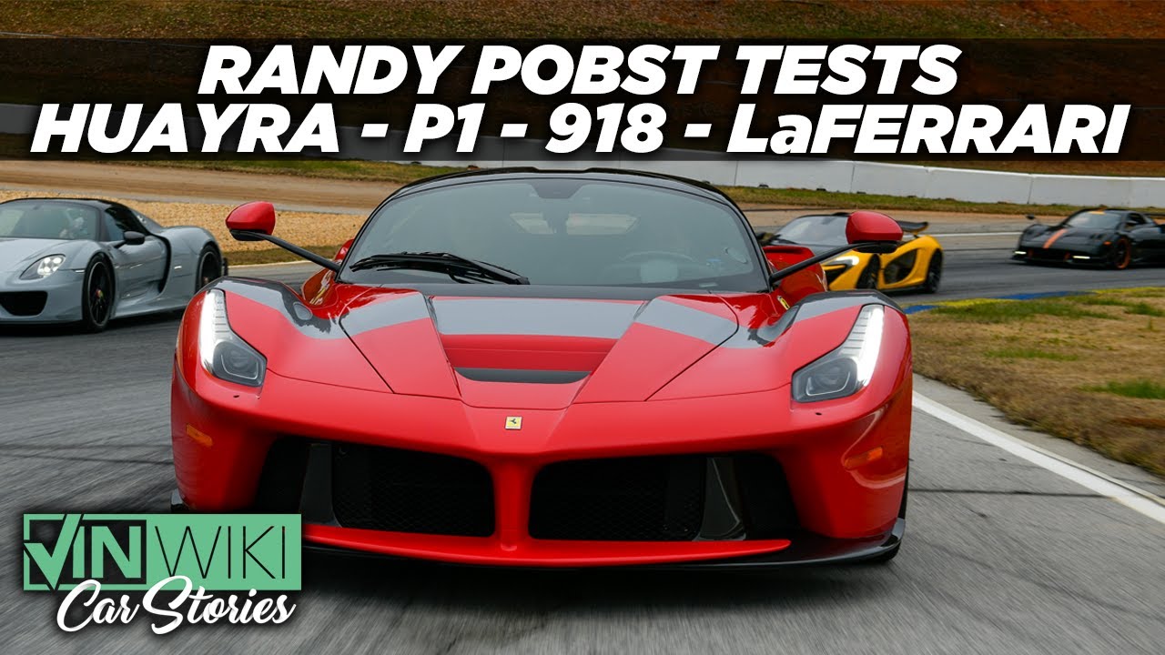 Randy Pobst tests the Huayra BC vs the Hypercar Holy Trinity