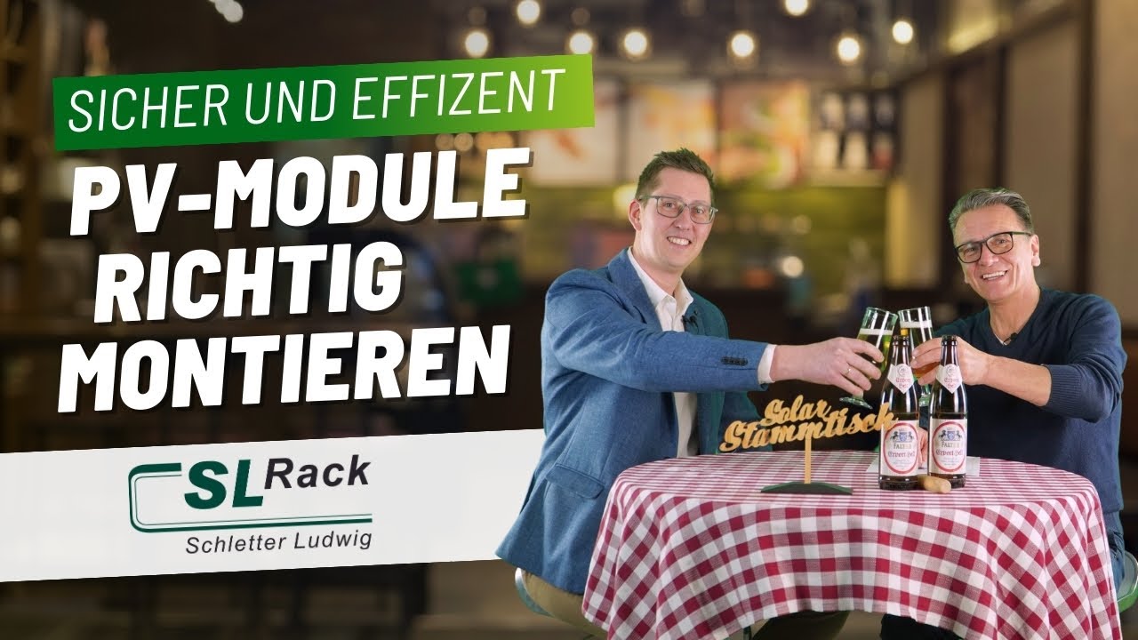 So befestigt man Solarmodule richtig auf dem Dach? | Mit Florian Achatz von SL-Rack