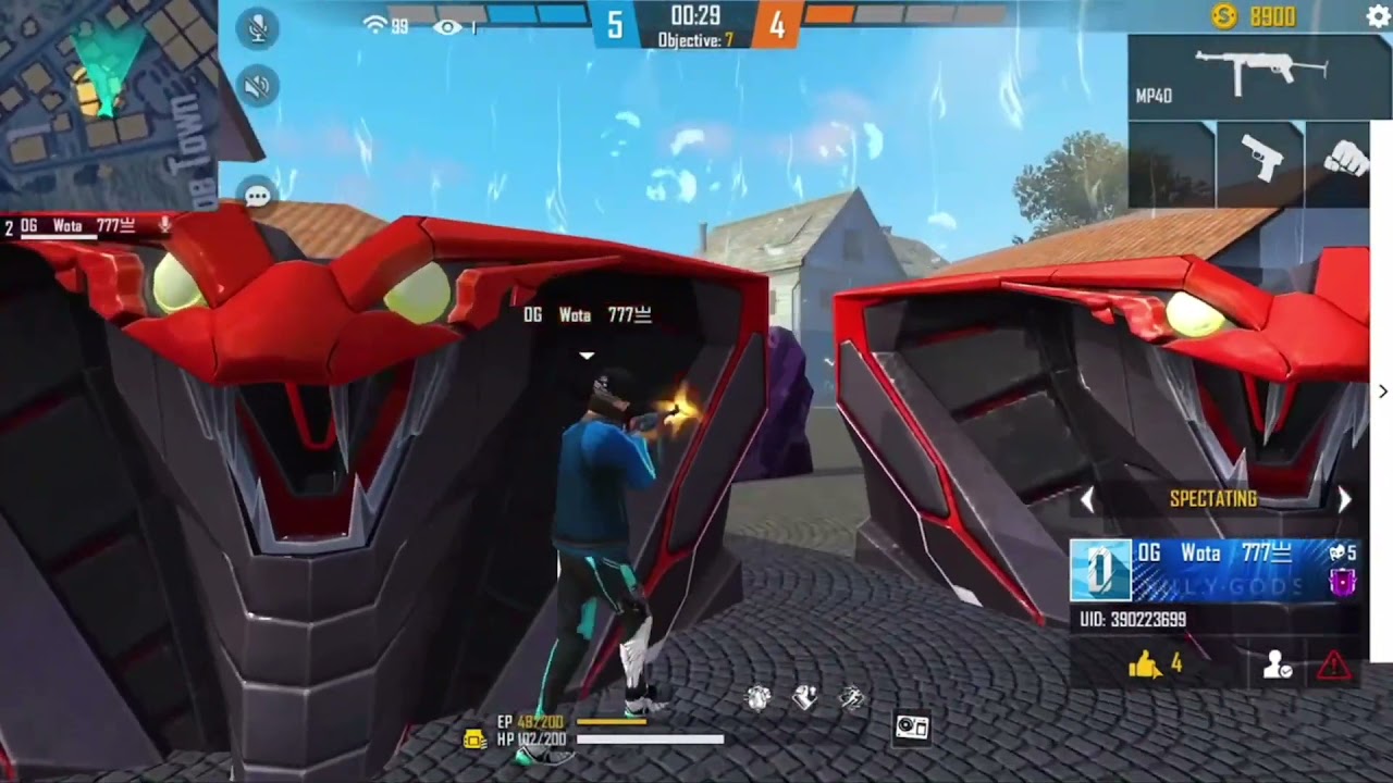 wota FF Vs hiphop squad ll 1 Vs 4 watch full and enjoy lll 2B gamer