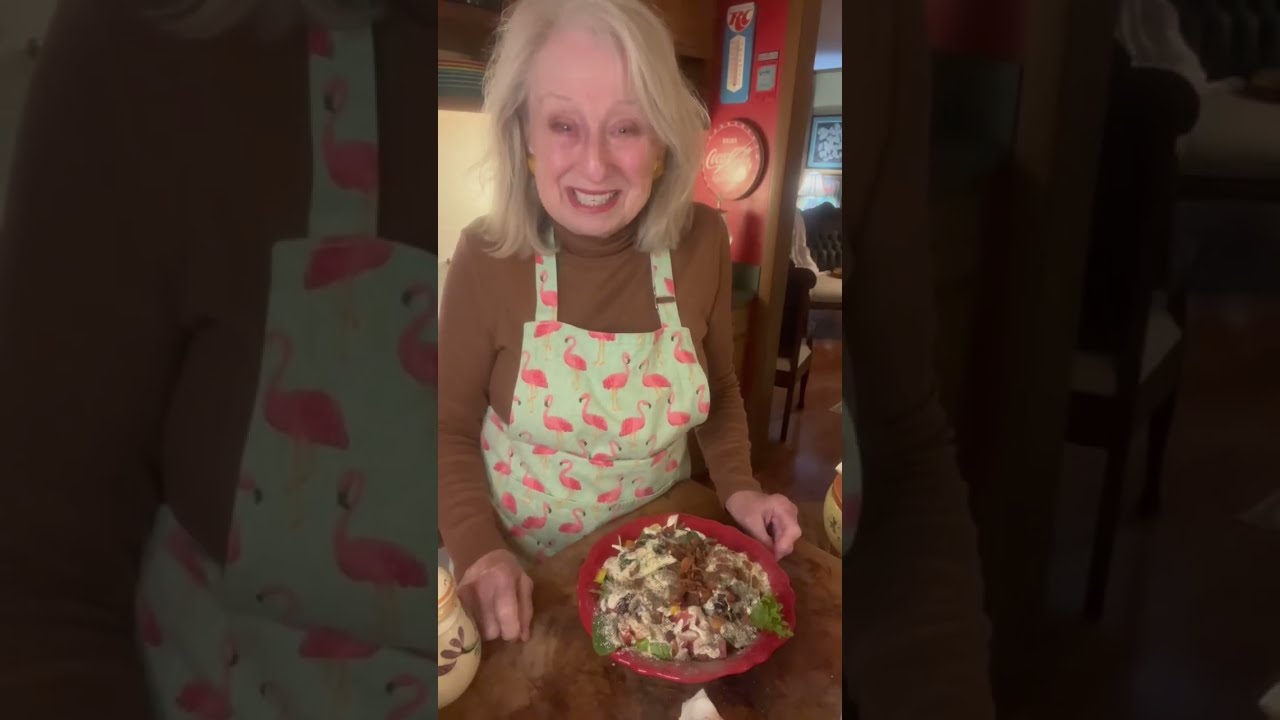 Healthy salad. Cooking with Brenda Gantt