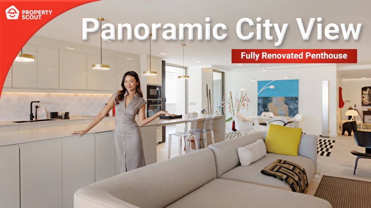 Экскурсия по пентхаусу площадью 325 кв. м в Пхром Фонге