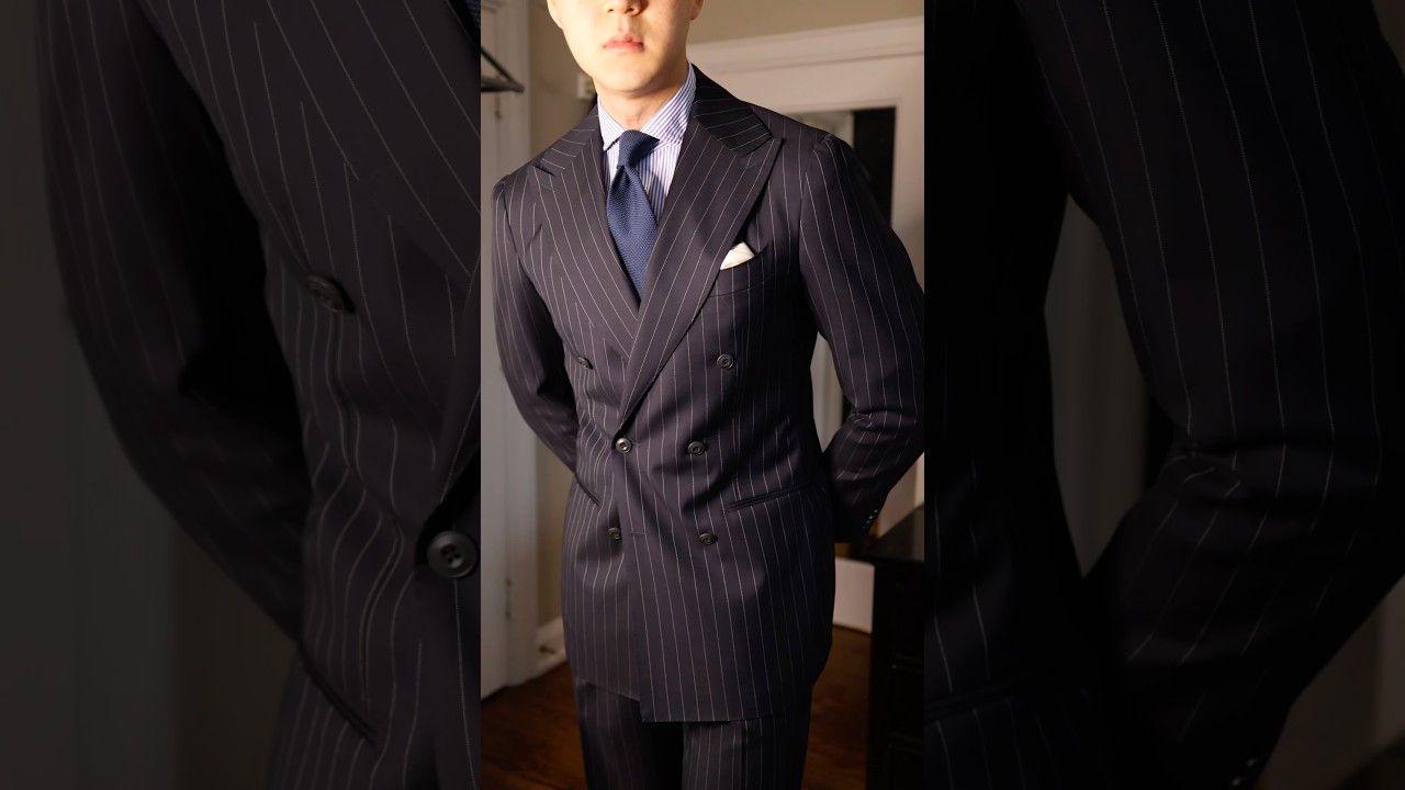Nothing is as special as a double breasted pinstripe suit