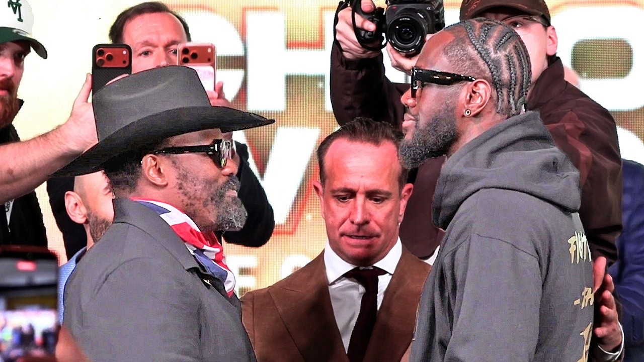 Derek Chisora & Deontay Wilder HAVE INTENSE Face Off in London!