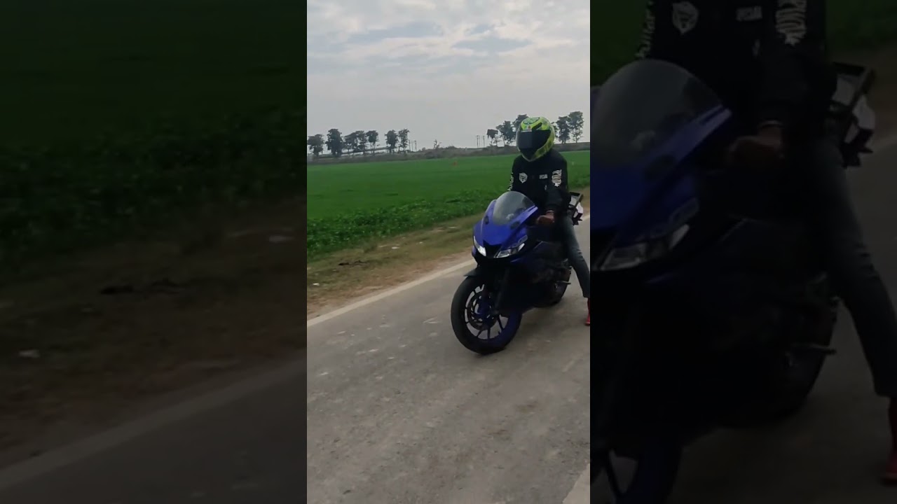 R15 V3 wheelie || Yamaha R15 V3 Stunts | 