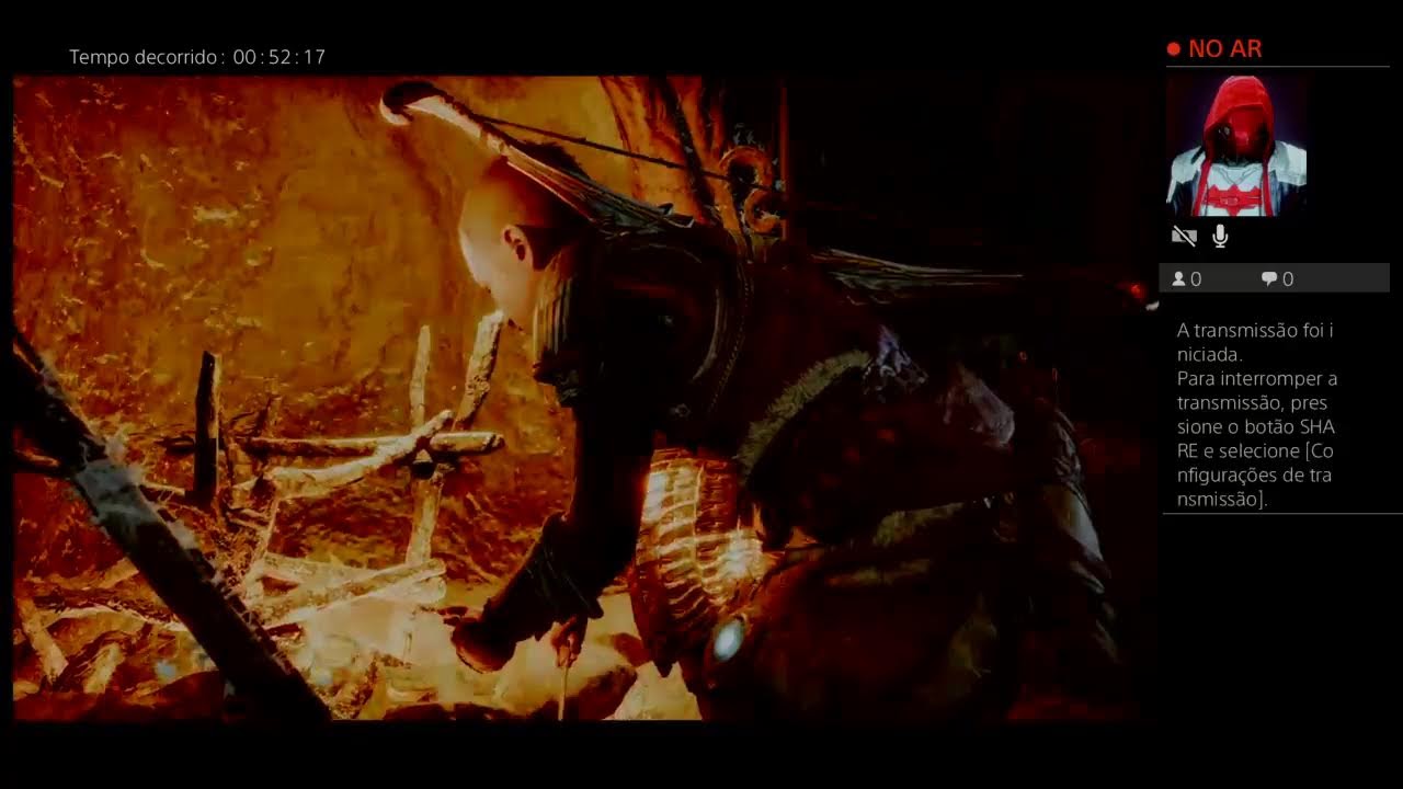 Transmissão ao vivo do PS4 de misterio-bom