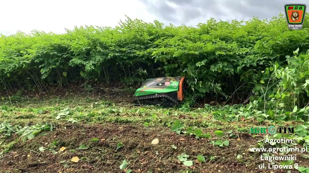 Robot zdalnie sterowany, mulczer na skarpy MDB F23-80 AGROTIM