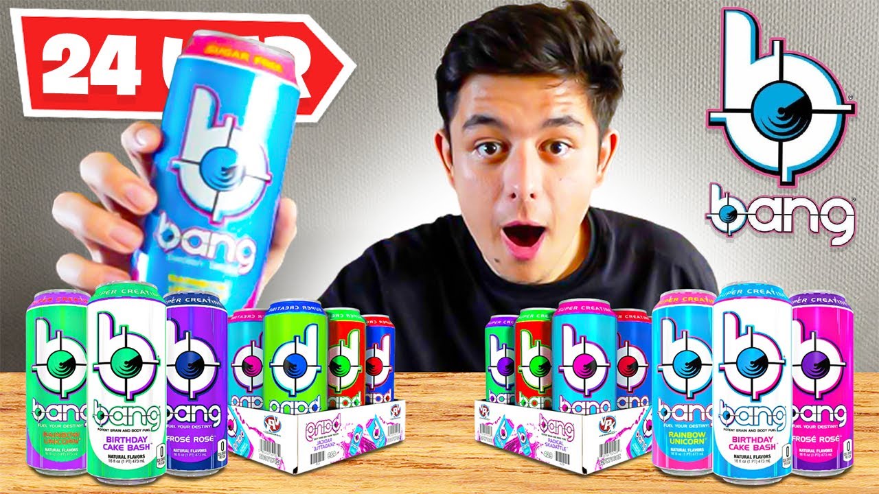 24 UUR alleen maar AMERIKAANSE ENERGY DRINKEN! 🇺🇸