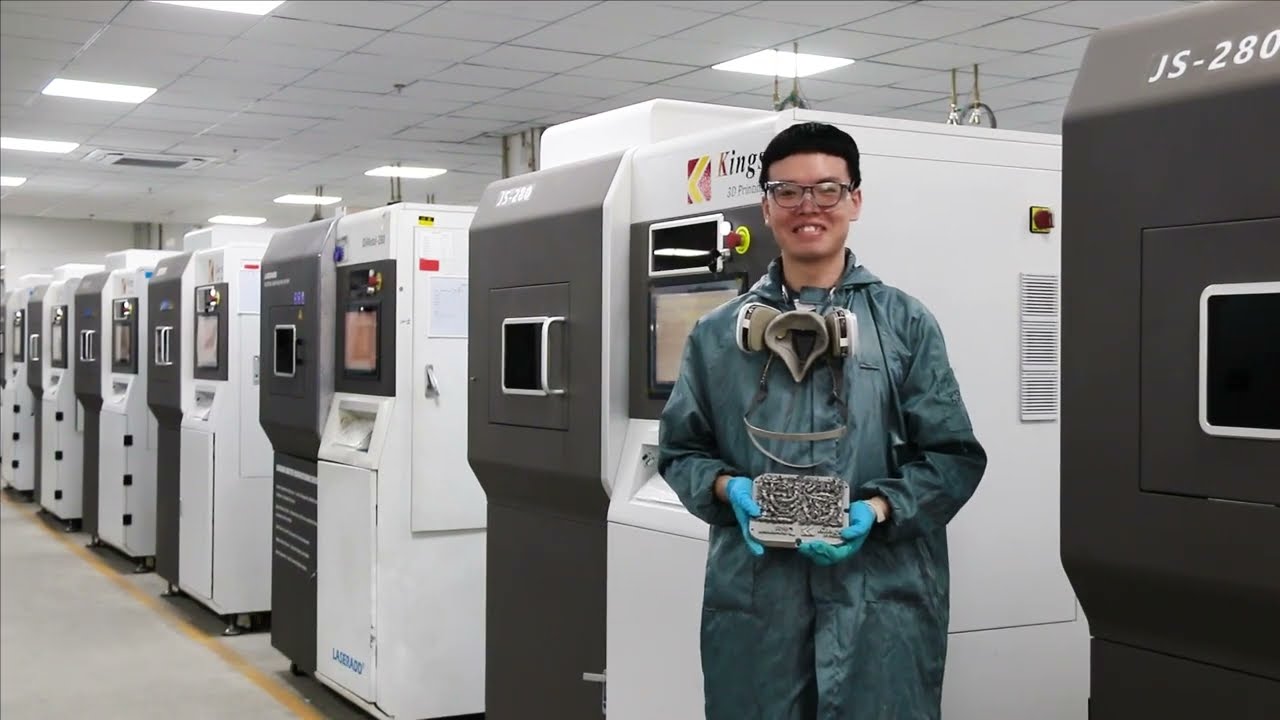 SLM 3D printing operation process