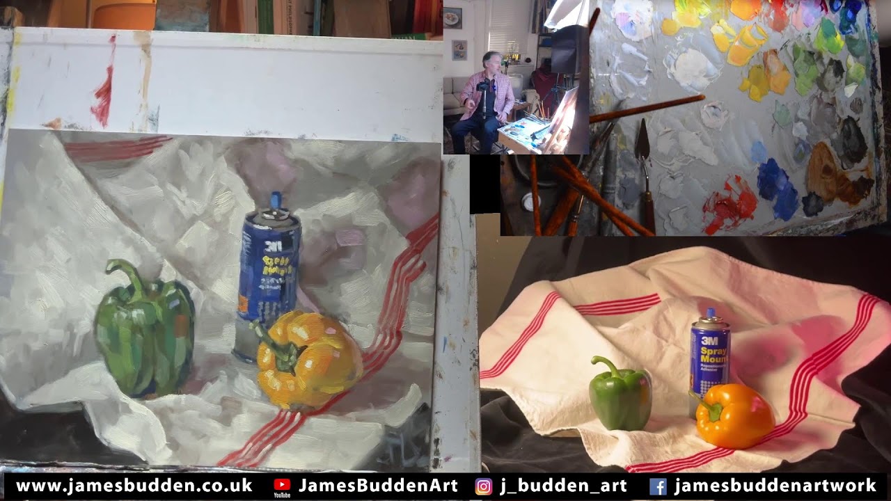 Live oil painting with James Budden