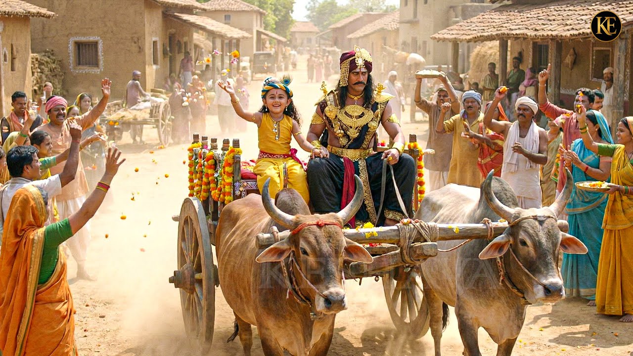 कंस और बाल कान्हा एक साथ | गोकुल में चमत्कार || यशोमती मईया के नंदलाला | Shre Krishan leela ||