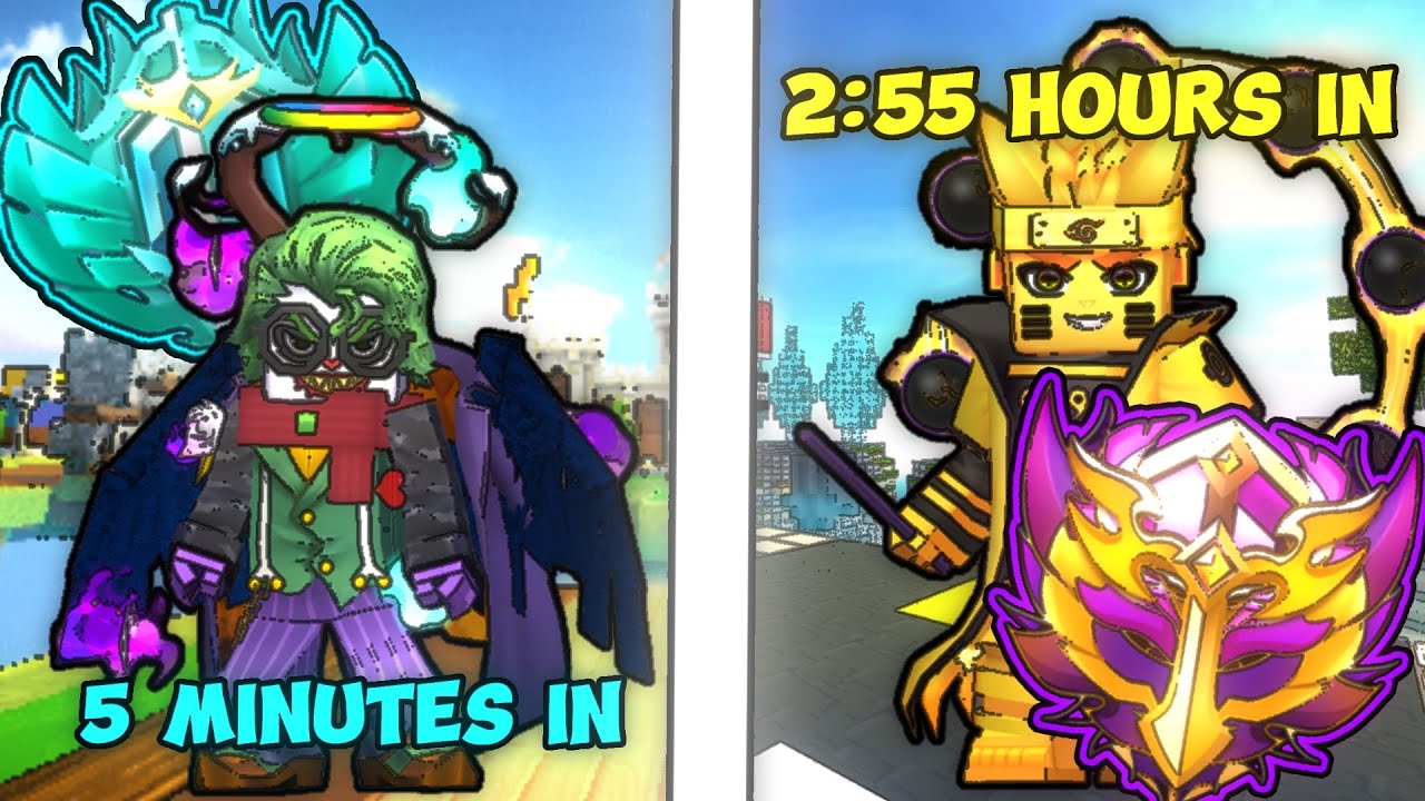 Playing 3 Hours Of BedWars On A Brand New Account