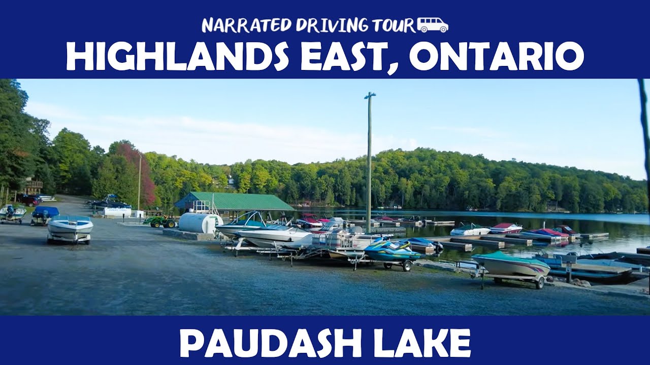 🚗 Scenic Drive Along Paudash Lake | Stunning 4K Views in Highlands East, Ontario 🍁✨