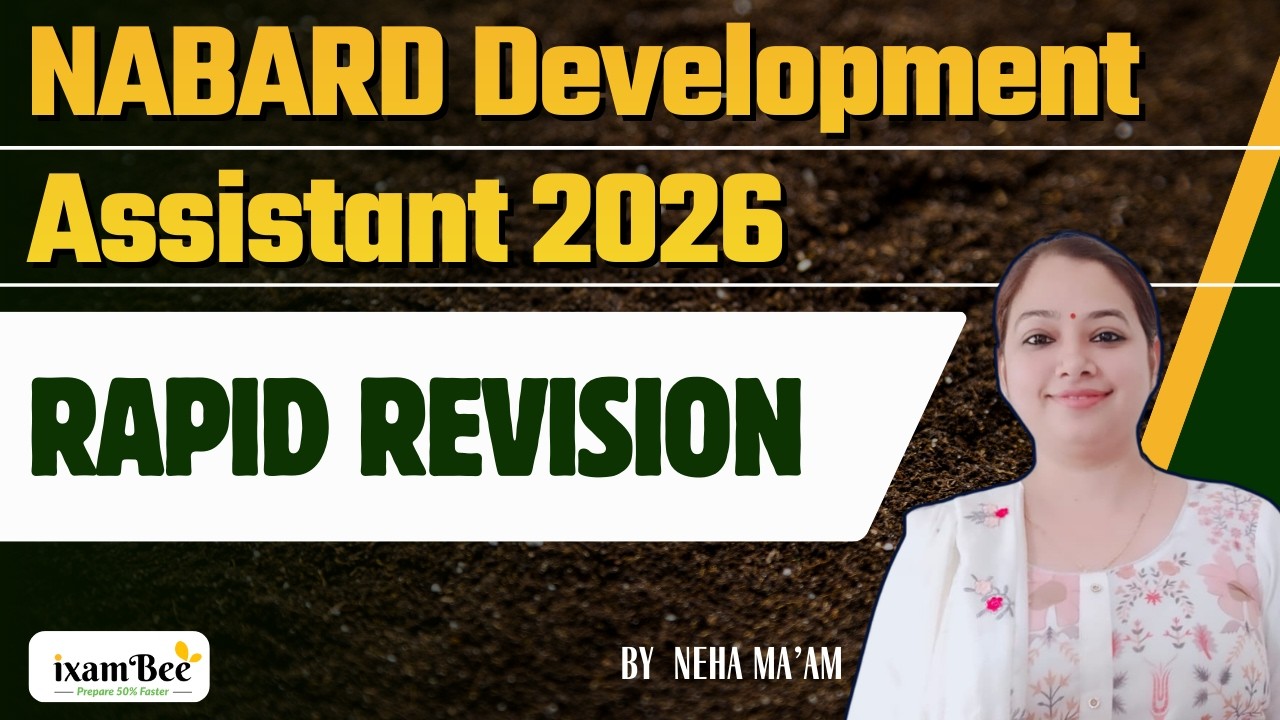 NABARD Development Assistant 2026 || Rapid Revision