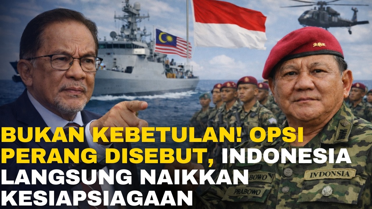 MALAYSIA PANAS MEMBARA! Anwar Singgung Opsi Perang — Respons Prabowo Bikin Lawan Terdiam