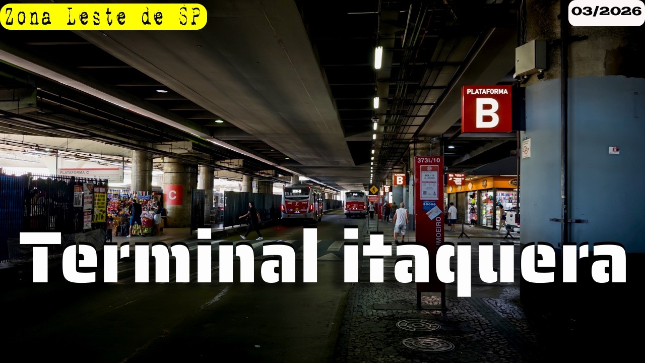 Terminal de ônibus Itaquera zona leste Conhecendo a rotina diária.