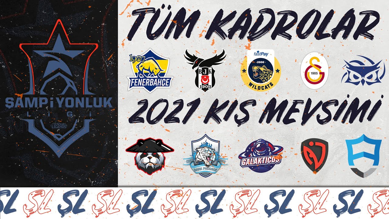 LOL ŞAMPİYONLUK LİGİ VFŞL 2021 KIŞ KADROLARI VE AKADEMİ TAKIMLARI! #lolespor #lol #espor