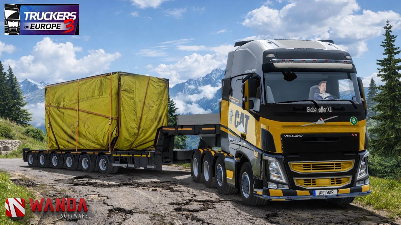Narrow roads alps mountain delivery | Truckers of Europe 3 | Realistic HD gameplay 