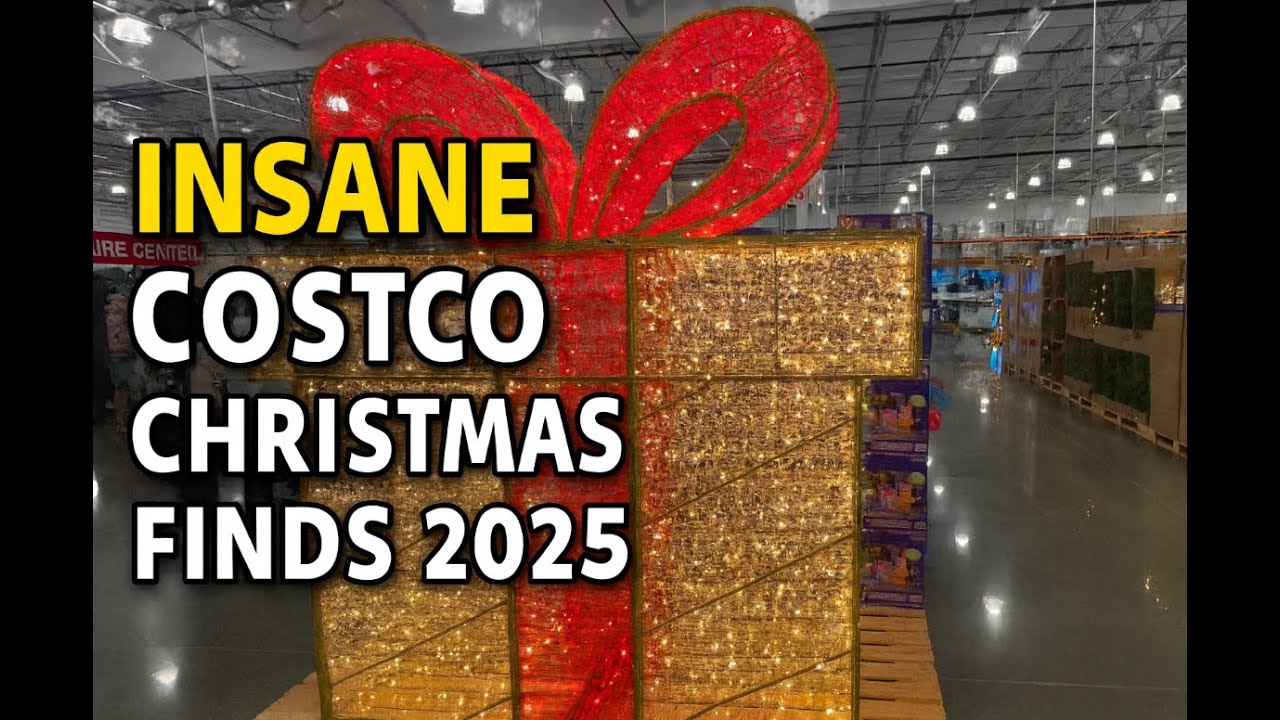 INSANE Costco Christmas Finds 2025 🎄 New Holiday Decor, Nativity & Outdoor Lights!