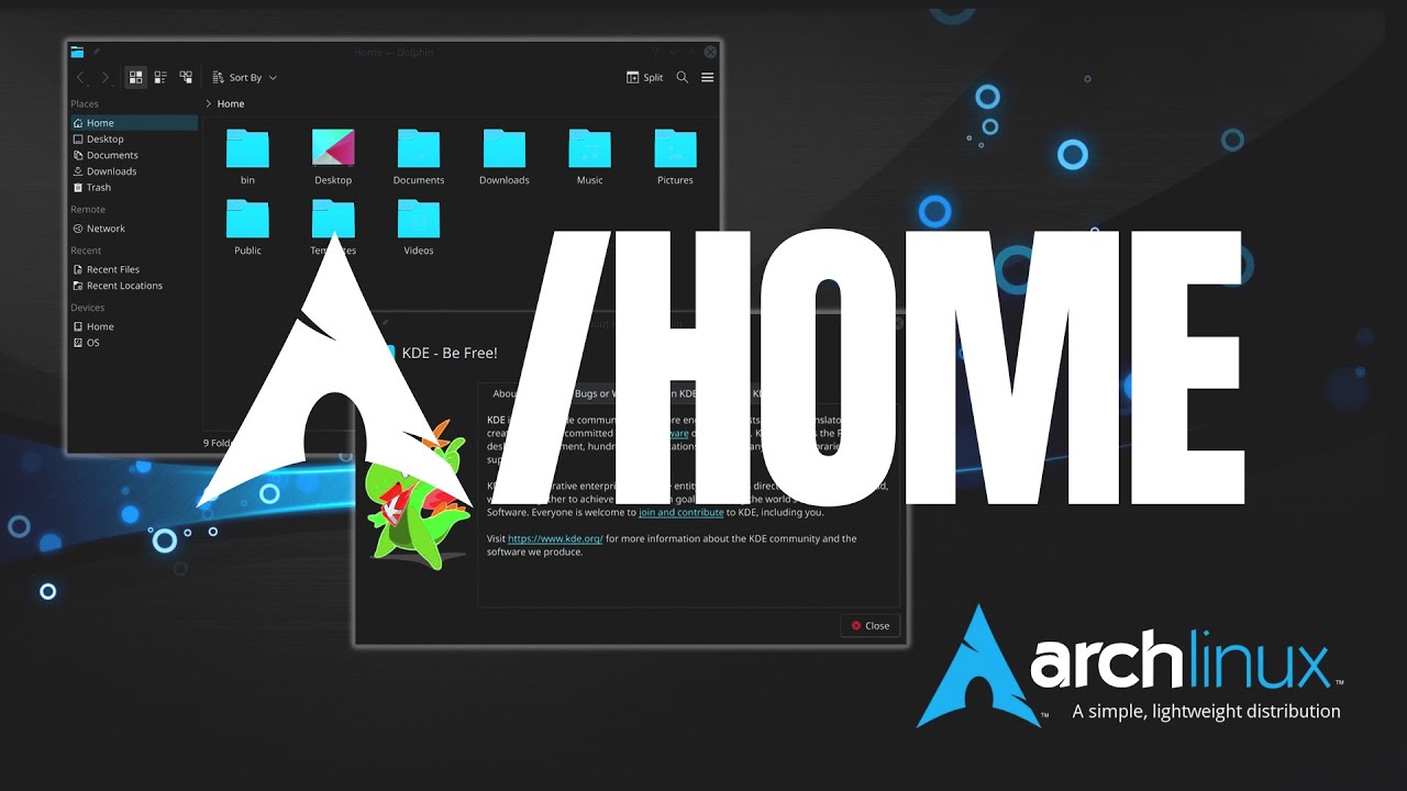 Creating Libraries in Arch Linux | Home Folders