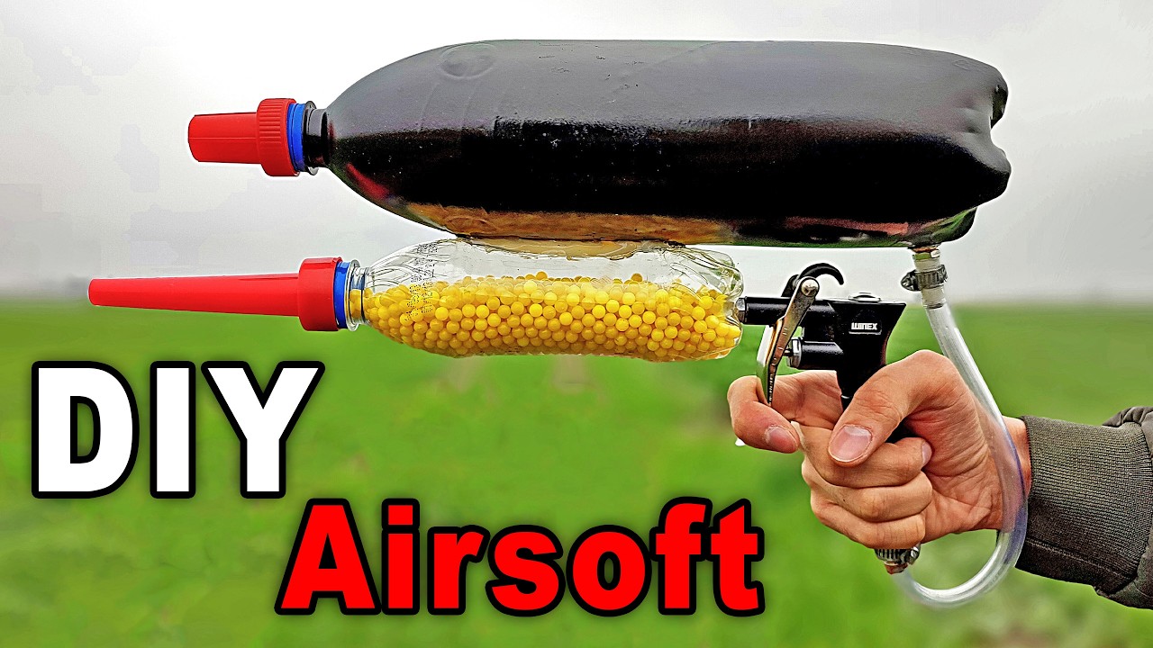 Plastic Bottles into Full-Auto Airsoft Launcher &ndash; Easy DIY