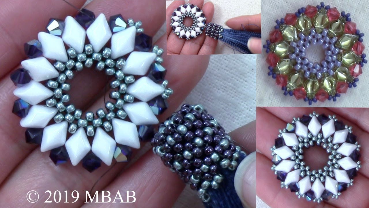 Starburst Component Beaded Jewelry by Mariel