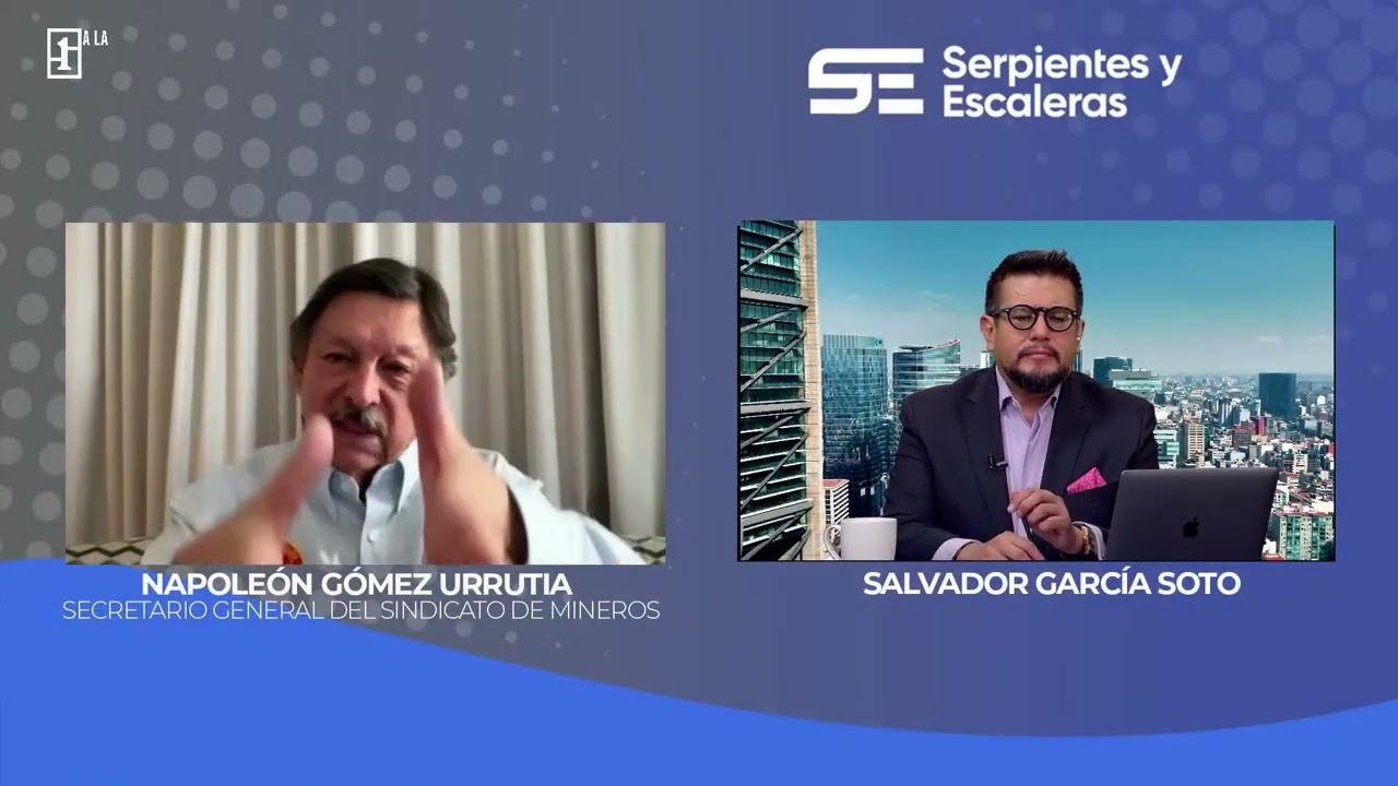 Sector minero está preocupado por presencia del narco: Napoléon Gómez Urrutia | #EntrevistasALaUna