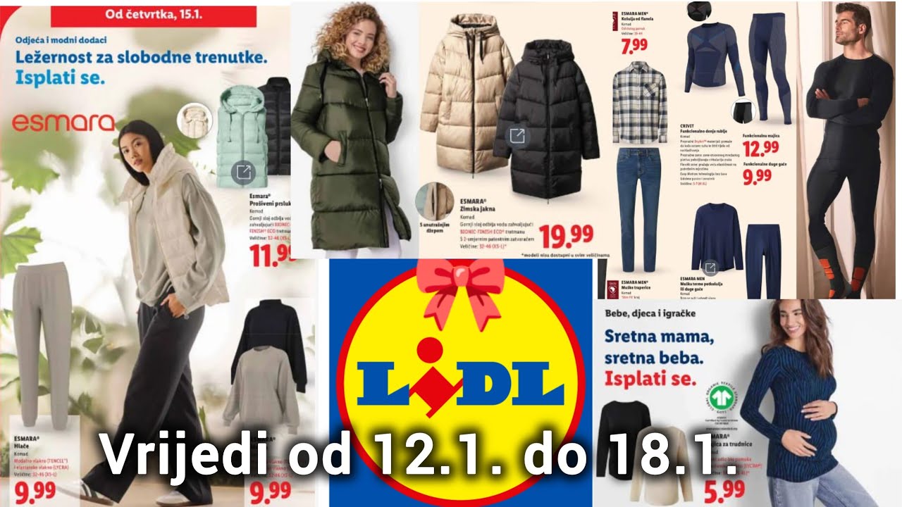 ✨ LIDL Lidlova Promocija Tjedna 12.01. - 18.01 ✨ Kuhinja - Tekstil - Dekoracija #lidlhrvaska