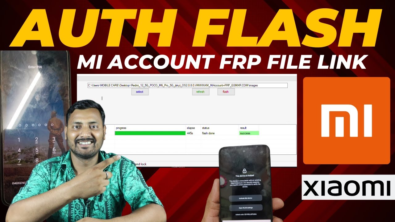 𝗫𝗜𝗔𝗢𝗠𝗜 𝗔𝗨𝗧𝗛 𝗙𝗟𝗔𝗦𝗛 | 𝗠𝗜 𝗔𝗖𝗖𝗢𝗨𝗡𝗧 + 𝗙𝗥𝗣 𝗙𝗜𝗟𝗘 𝗟𝗜𝗡𝗞 | 𝗦𝗧𝗘𝗣 𝗕𝗬 𝗦𝗧𝗘𝗣 𝗙𝗟𝗔𝗦𝗛 𝗙𝗨𝗟𝗟 𝗧𝗨𝗧𝗢𝗥𝗜𝗔𝗟