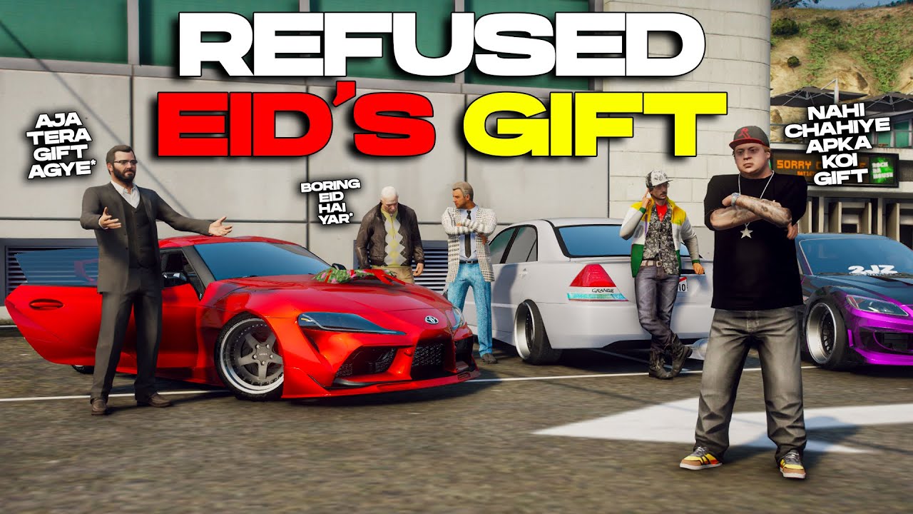 JIMMY REFUSED MICHAEL'S GIFT | EID MUBARAK 2K23 | TOYOTA SUPRA | GANGSTER SERIES | GTA 5