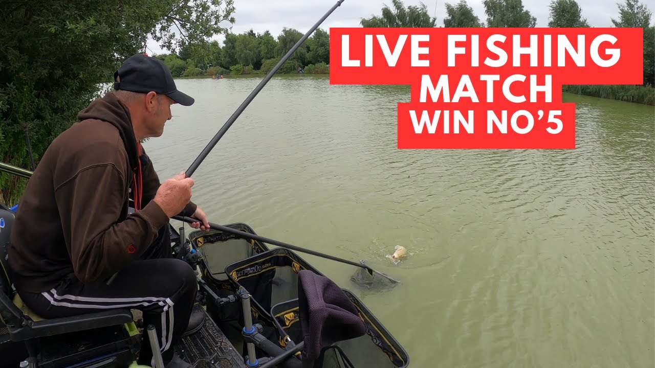 Live Fishing Match Win No5 Topcroft Lakes  #matchfishinguk