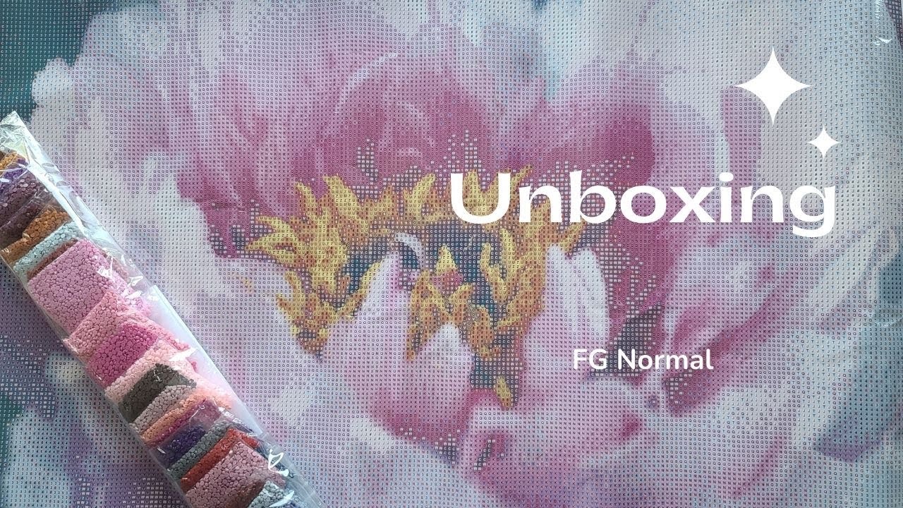 Unboxing d'un diamond painting de FG Normal