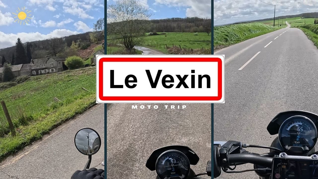 Les Routes du Vexin Français ! Road Trip Moto 😍