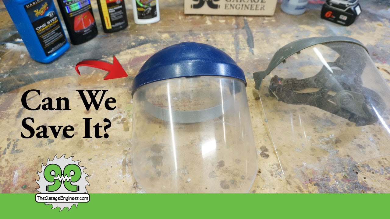 Can We Save It: Face Shield Lens Repair -The Garage Engineer