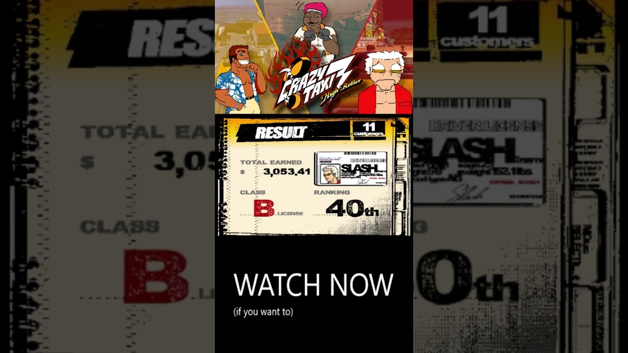 Too late&hellip; (crazy taxi 3)