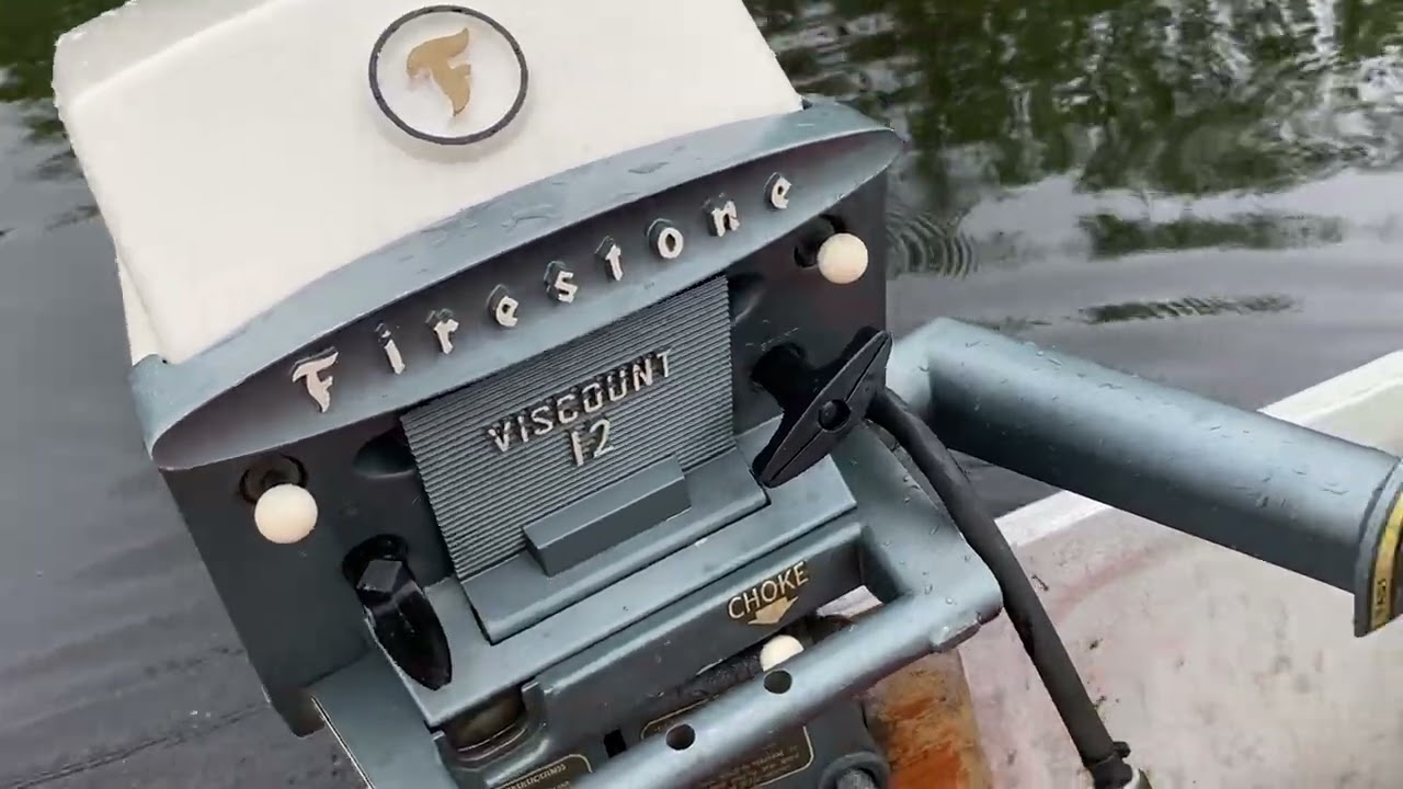 1962 Firestone 12hp West Bend antique outboard AOMCI