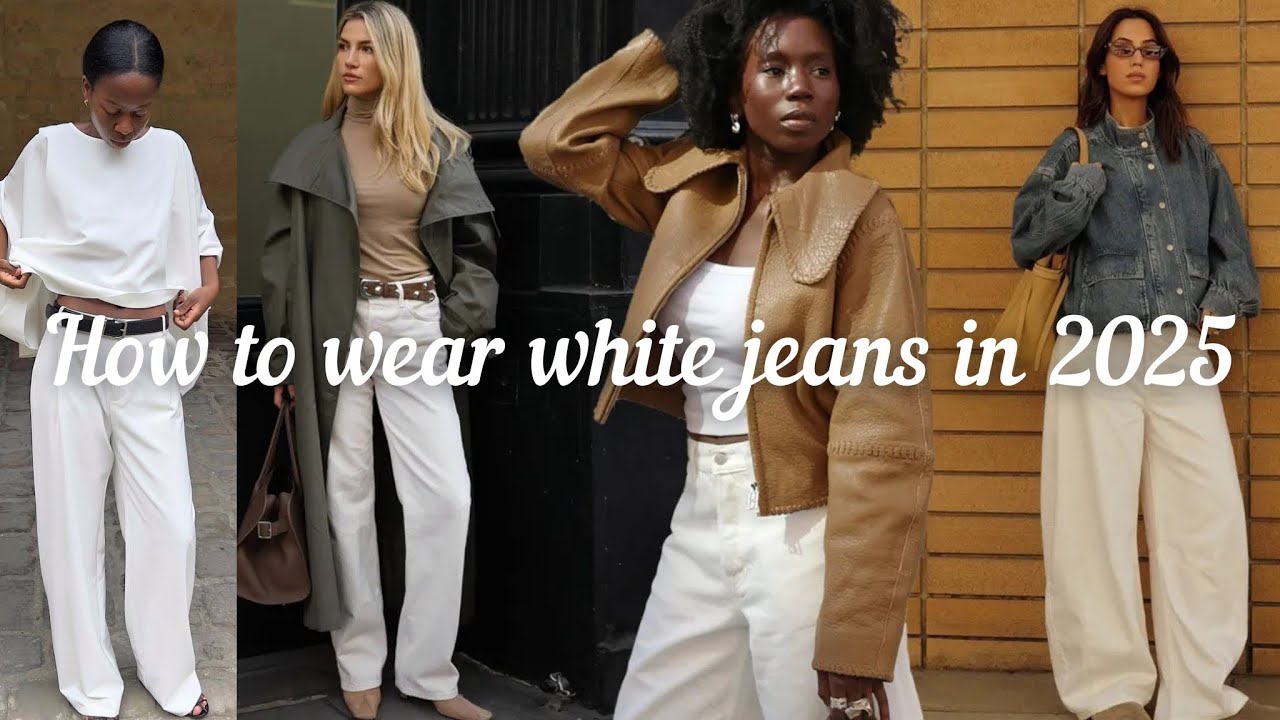 This is how to wear white jeans in 2025 - style tips & outfit inspo